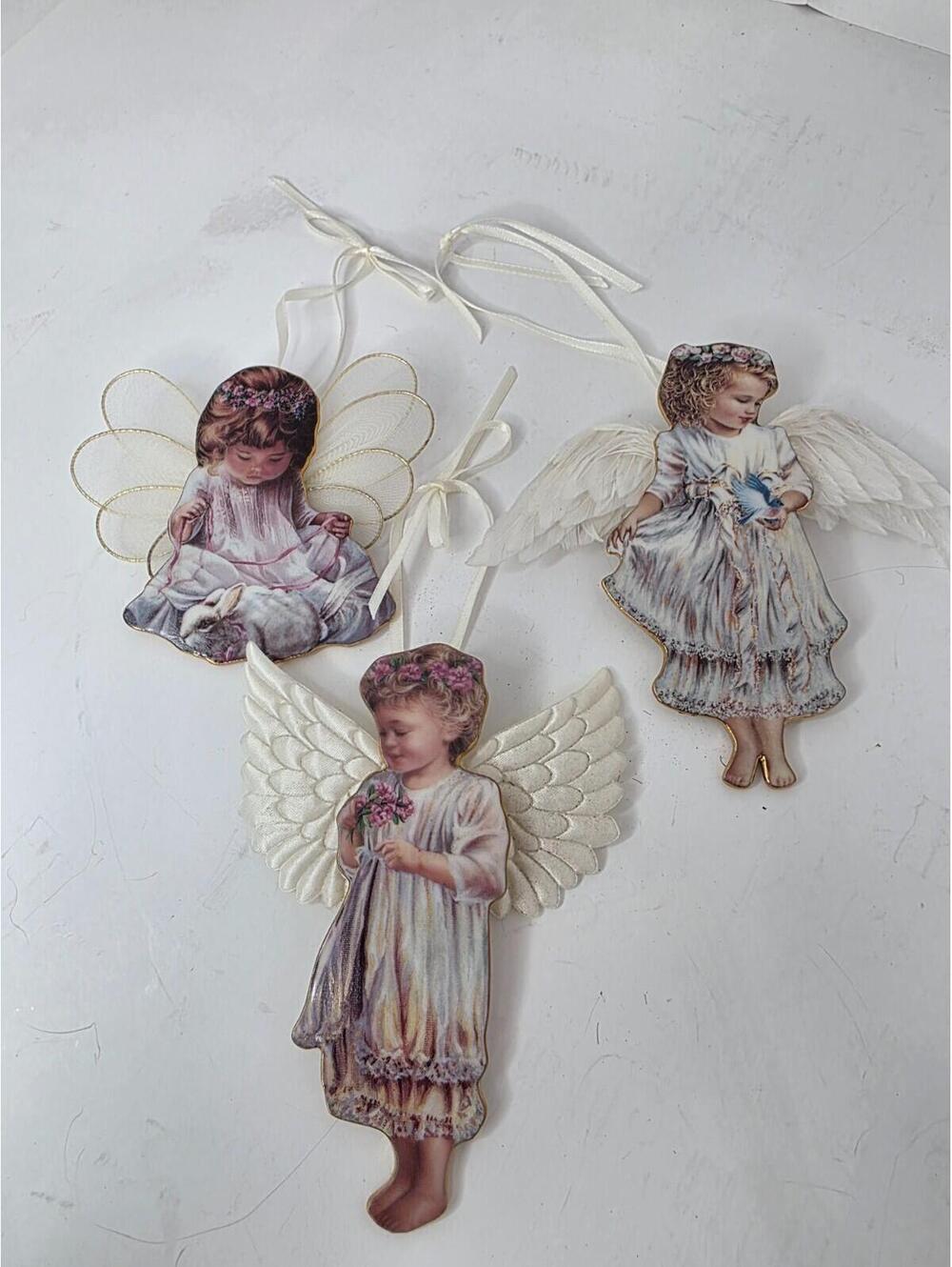 Bradford Edition "Heavens Little Angels" 3 pc. Ornaments